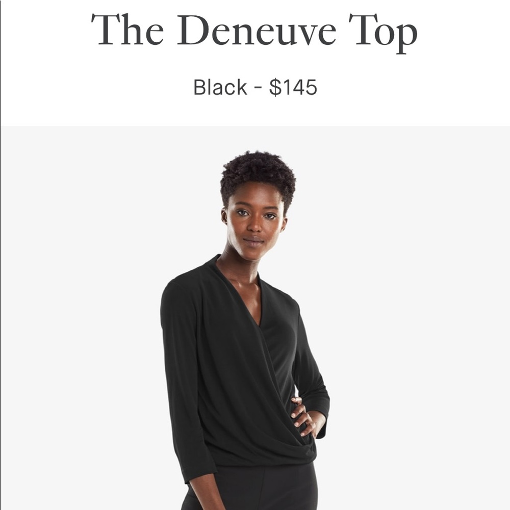 MM Lafleur black top Deneuve size 3 plus